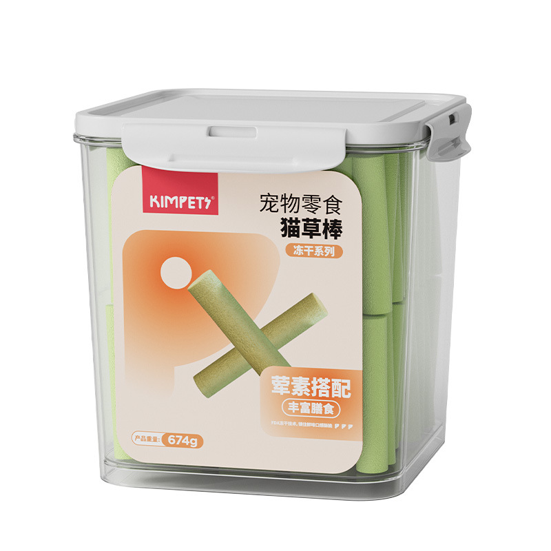 Mascotas liofilizadas para gatos, palitos de paja, dientes molares, bocadillos para gatos, pelos suaves, palitos molares, suministros para mascotas al por mayor