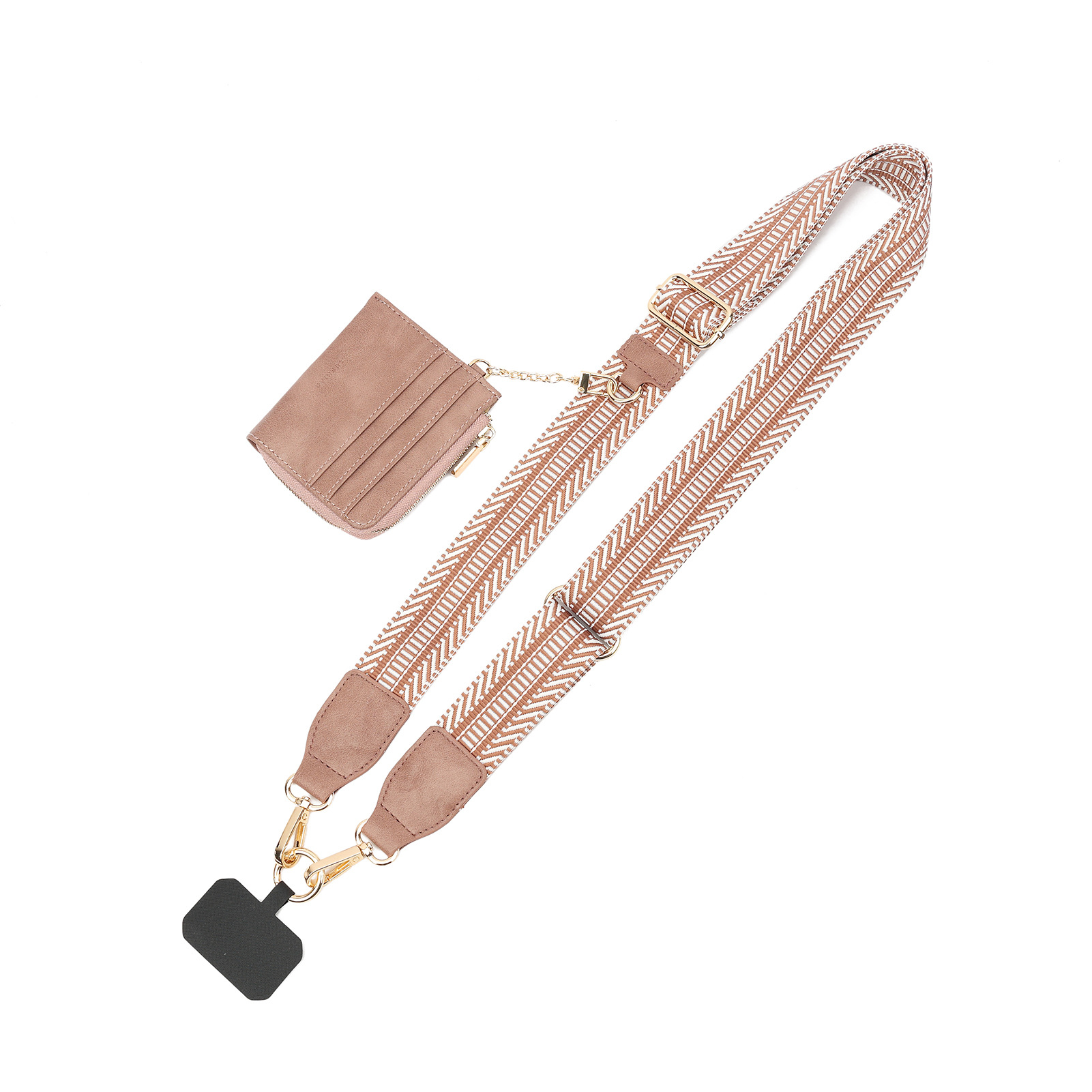 Cuello al por mayor cuerdas móviles de diseño de alta calidad accesorios de bolsas correa de hombro ajustable de alcance inclinado para evitar la pérdida de artefactos