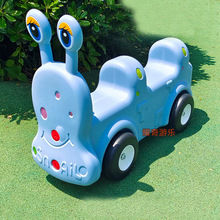 卡通动物儿童协力车.团体比赛游戏车幼儿园多人活动儿童车滑行车