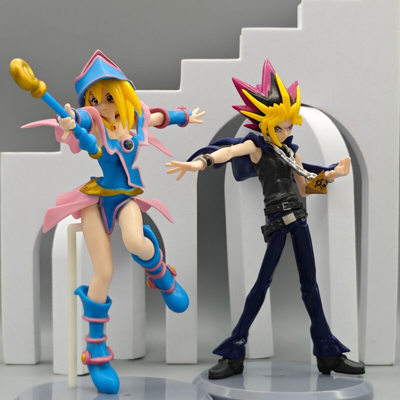 周辺モデルフィギュア 遊戯王 武藤遊戯 黒魔導少女 アニメ置物 電子ゲームセンター|undefined