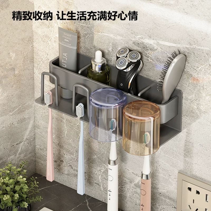Universal toothbrush, mouthwash, hygienic storage system
