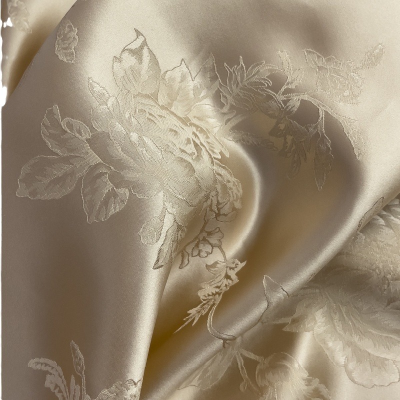seda jacquard seda humana 2024 nuevo producto 30MM135CM vestido camisa FD6430