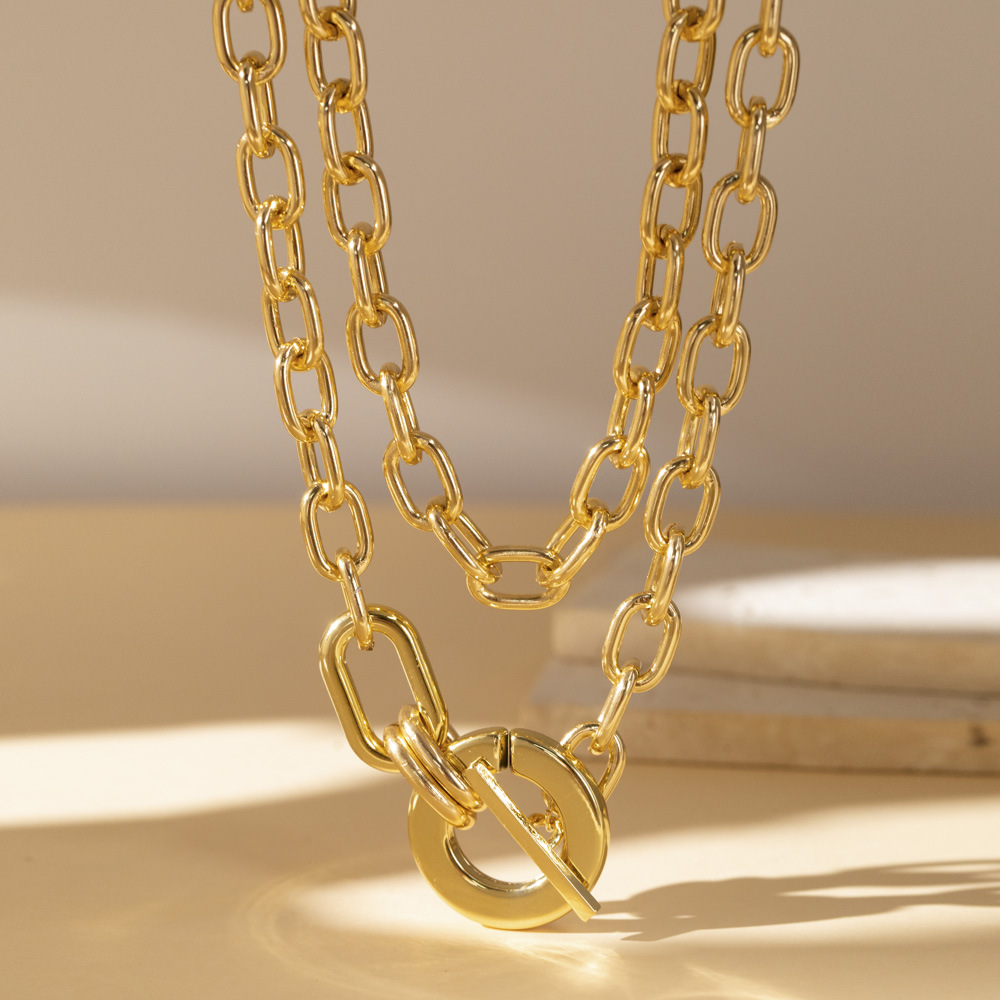16g Weight Bracelets, Necklace Classification 1 Piece Quantity Street Occasion Alloy Material Geometric Pattern Unisex Gender Plating Design Streetwear Style Streetwear Geometric Alloy Plating Unisex Bracelets Necklace 5