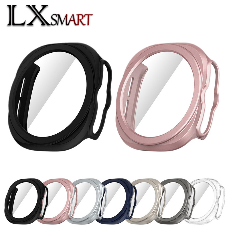 Hot-selling foreign trade product: Samsung Galaxy Watch9 protective case with integrated PC tempered glass screen protector, for Watch9 47mm