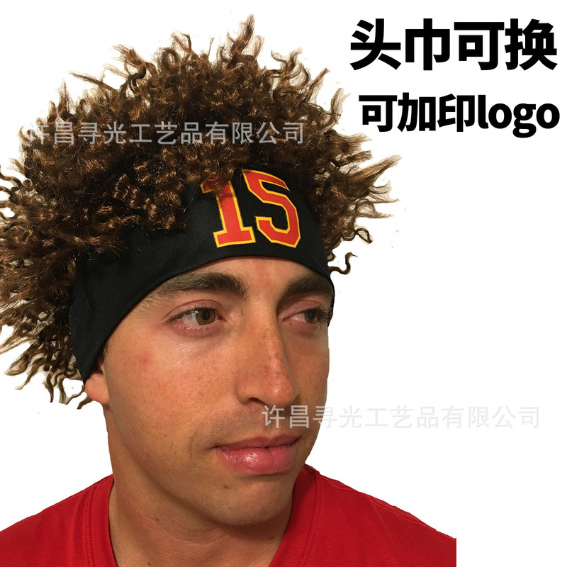 Patrick Mahomes Costume TEMU Explosive Headband/Wig NFL NFL