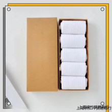 无印良品袜子纯棉礼盒装长筒纯白防臭学生中筒吸汗运动袜量大优惠
