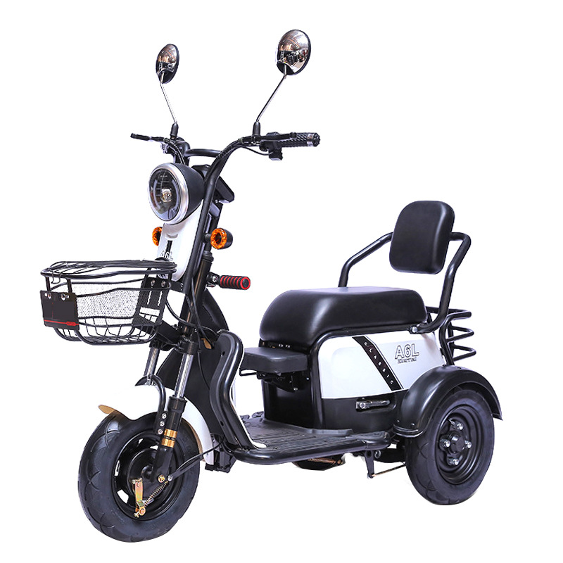Dingzhi Electric Mobility Scooter Long Range 120km Customizable Battery (Auto Parts and Accessories) - 600w-bare-vehicle