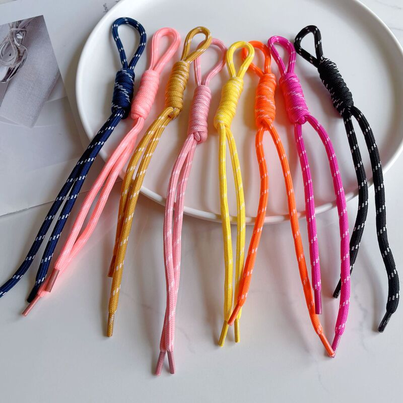 Mobile Phone Lanyard Dongdaemun Personalized Ins Trendy Rope Pendant Colorful Knotted Thin Rope Braided Rope Trendy Bag Lanyard Mobile Phone Lanyard Dongdaemun Personalized Ins Trendy Rope Pendant Colorful Knotted Thin Rope Braided Rope Trendy Bag Lanyard