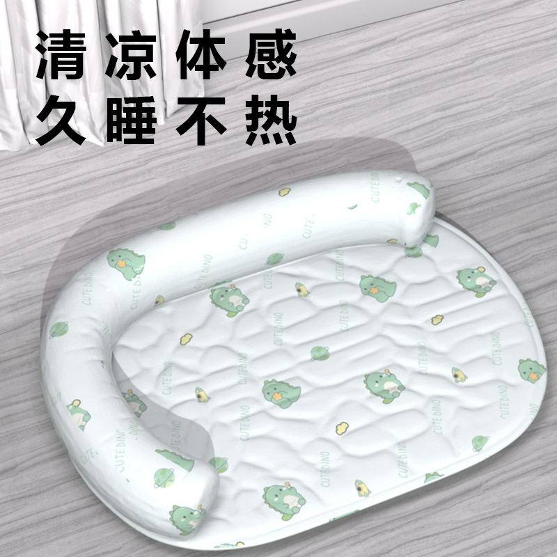 Almohadilla para perros Almohadilla para dormir de verano Almohadilla para perros de seda de hielo de látex Almohadilla de hielo para mascotas de enfriamiento