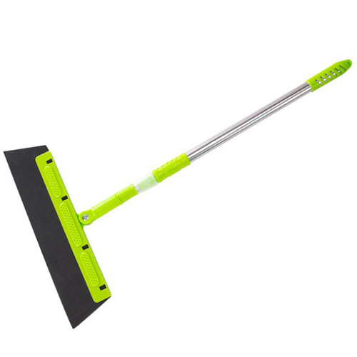 Adjustable Broom for Home Use: Floor Squeegee with Sponge, Bathroom Water Scraper, Wet & Dry Dual-Use Broom, and Floor Squeegee