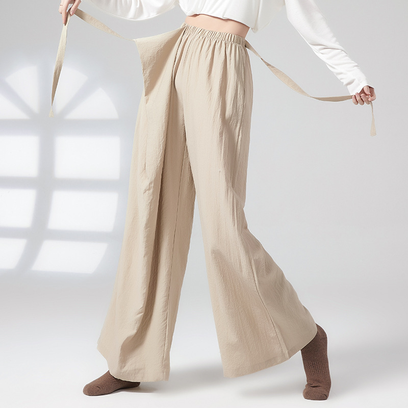 Modern Dance Practice Pants Elegant Wide-leg Pants New Classical Dance Practice Clothes Loose Professional Dance Pants