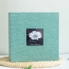 Square frame green chrysanthemum style