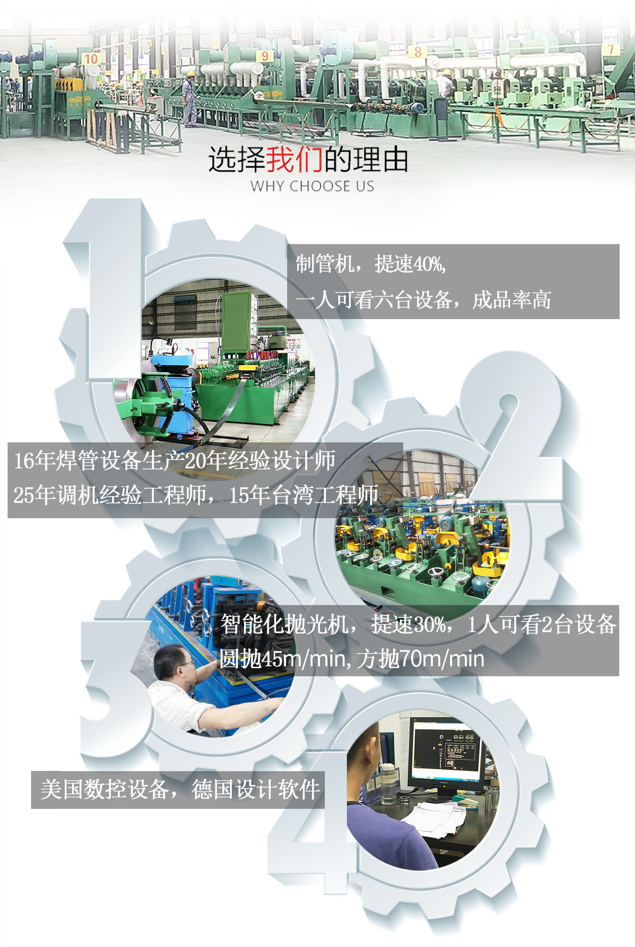 不锈钢制管机 大口径焊管机生产线 钢管成型设备 焊缝好