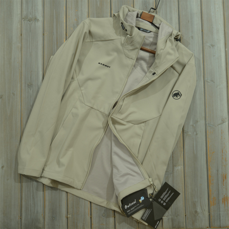 Mammoth Men's and Women's Outdoor Soft Shell Jacket, Windproof and Water-Repellent Jacket, Loose Sports Jacket, Warm Mountaineering Jacket