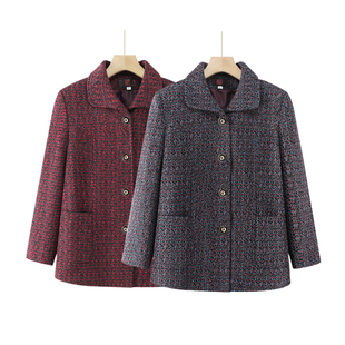 Spring Outwears for the Elderly, Women's Outwears, 70-Year-Old and 80-Year-Old Grandma's Spring & Fall Tops, Women's Clothes for the Elderly, Middle-Aged and Elderly Mother's Clothes