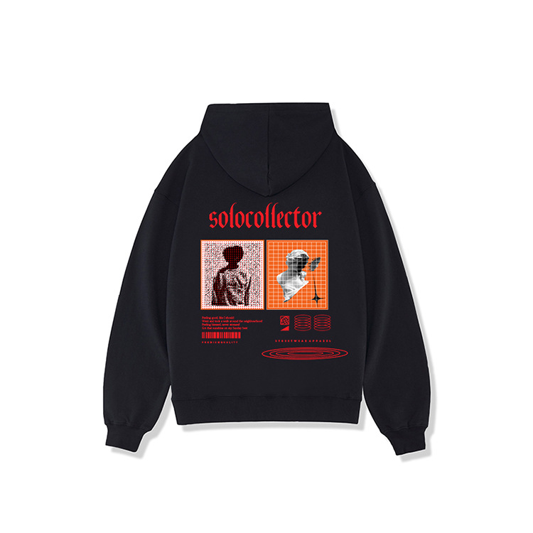 Men's Spring and Fall knitwear New men's hooded knitwear fashion everything handsome loose plus size men's jacket_voghion.com