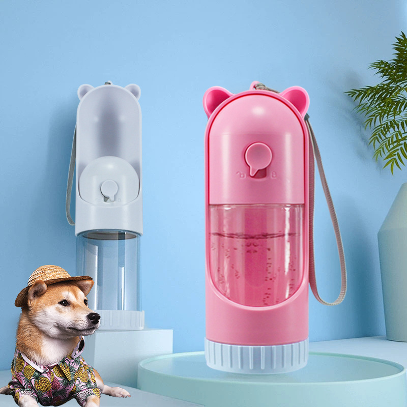 Procesamiento de taza de acompañante para mascotas OEM personalizada, taza para beber al aire libre, taza para perros, taza de agua retráctil portátil para salir