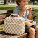 速卖通加厚环保儿童可DIY学生午餐包 亚马逊灯芯绒三明治保温袋