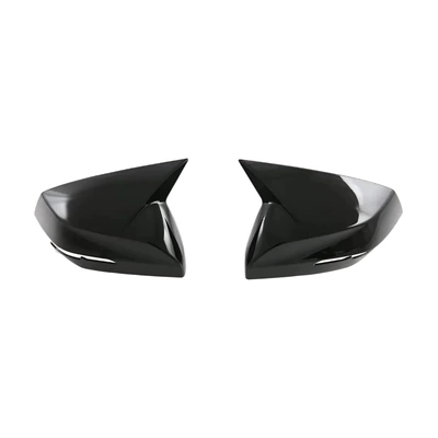 blinds, front lower trim strip, Other Car Modifications - glossy-black-horn-shaped-rearview-mirror-cover