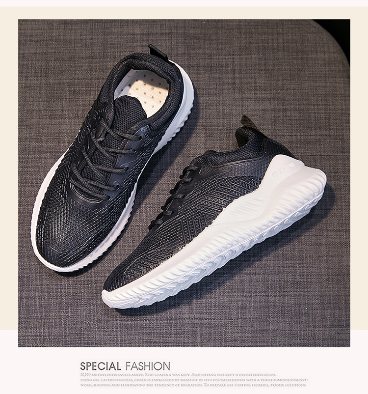 Scarpe da lavoro da donna Scarpe da ginnastica Scarpe da tennis Scarpe da ginnastica Calzature traspiranti antiscivolo in tessuto sintetico_voghion.com