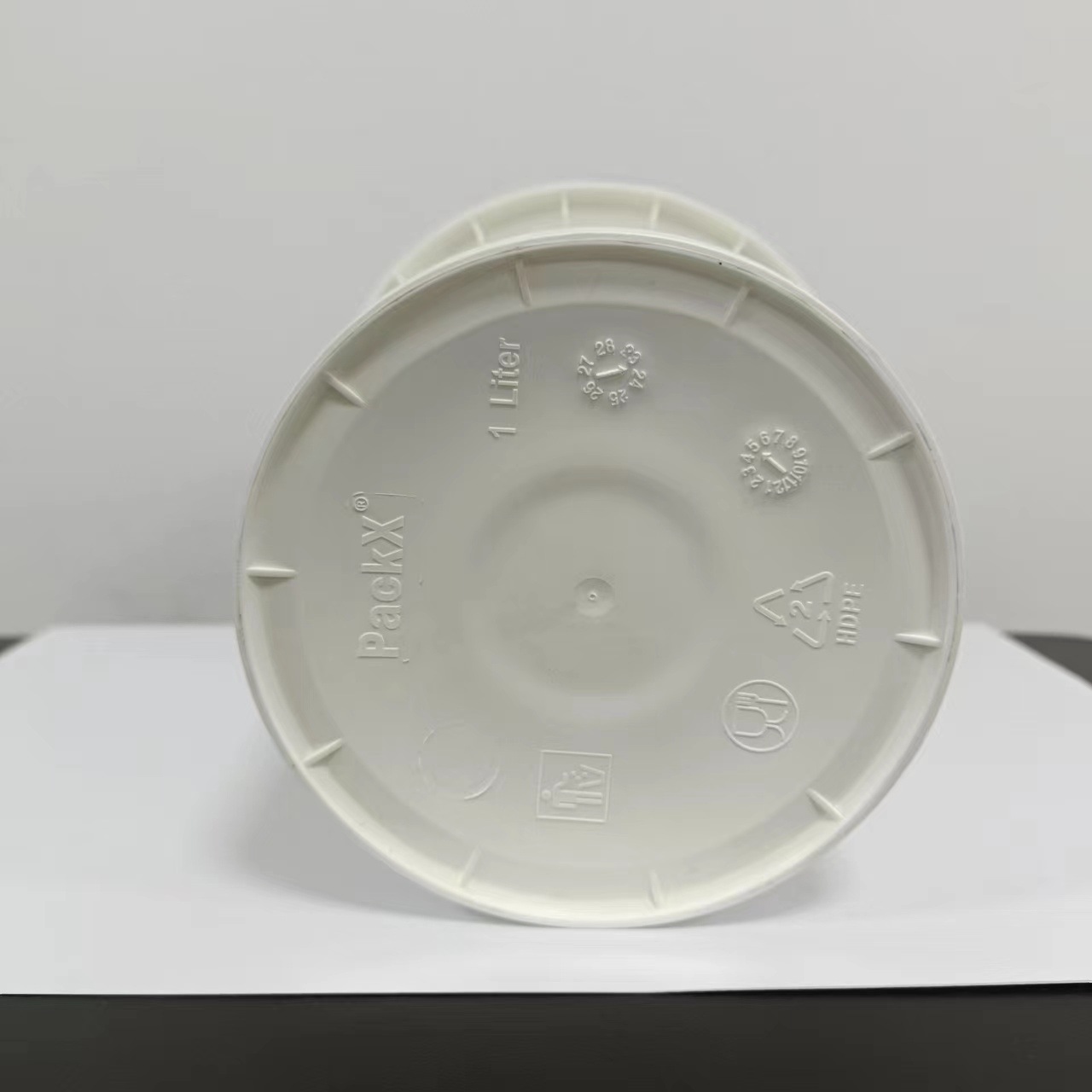 1KG白色密封涂料罐塑料罐胶水罐艺术漆伴侣润滑油罐