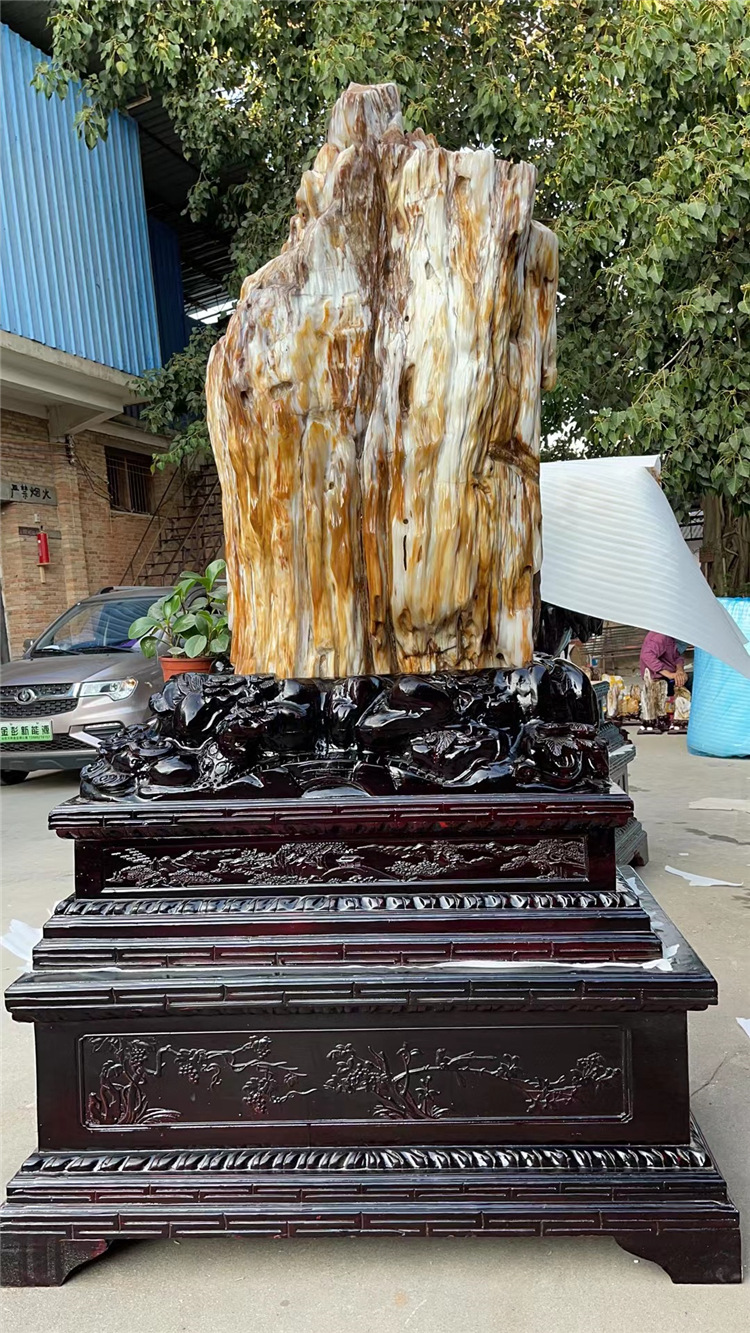 木化石怎么加工,硅化木用什么油上光好,木化石特征_大山谷图库