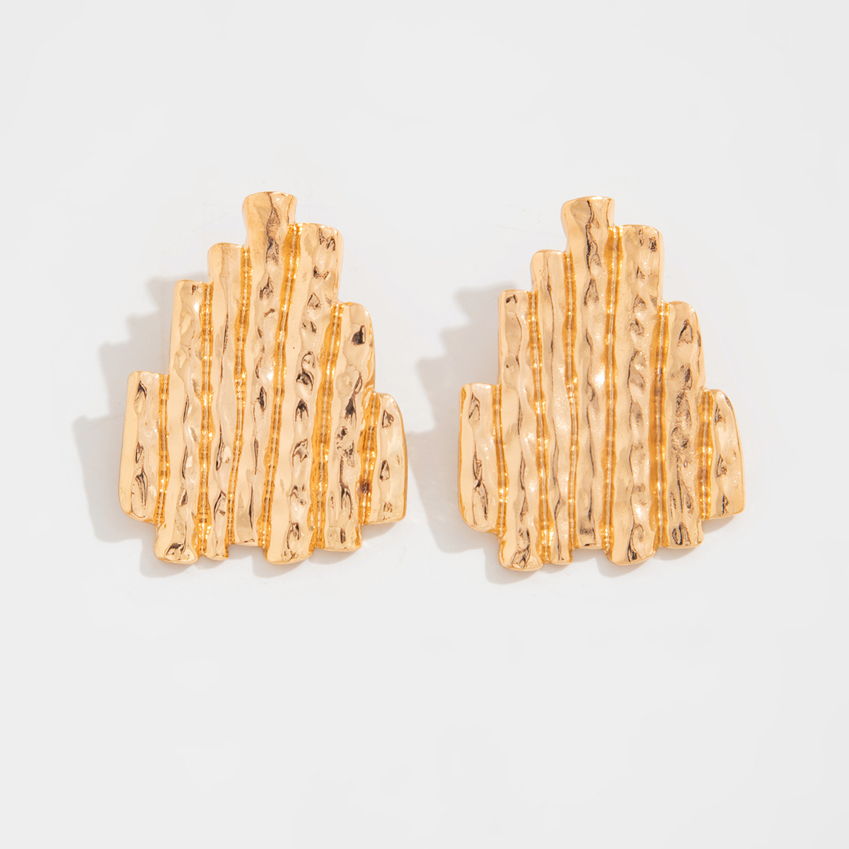 12g Weight Steel needle Ear Needle Material Drop Earrings, Ear Studs Classification 1 Pair Quantity Party, Street Occasion Alloy Material Geometric Pattern Women's Gender Polished Finish Plating Design Exaggerated, Punk Style 1 Pair Exaggerated Punk Geometric Plating Alloy Drop Earrings Ear Studs 45