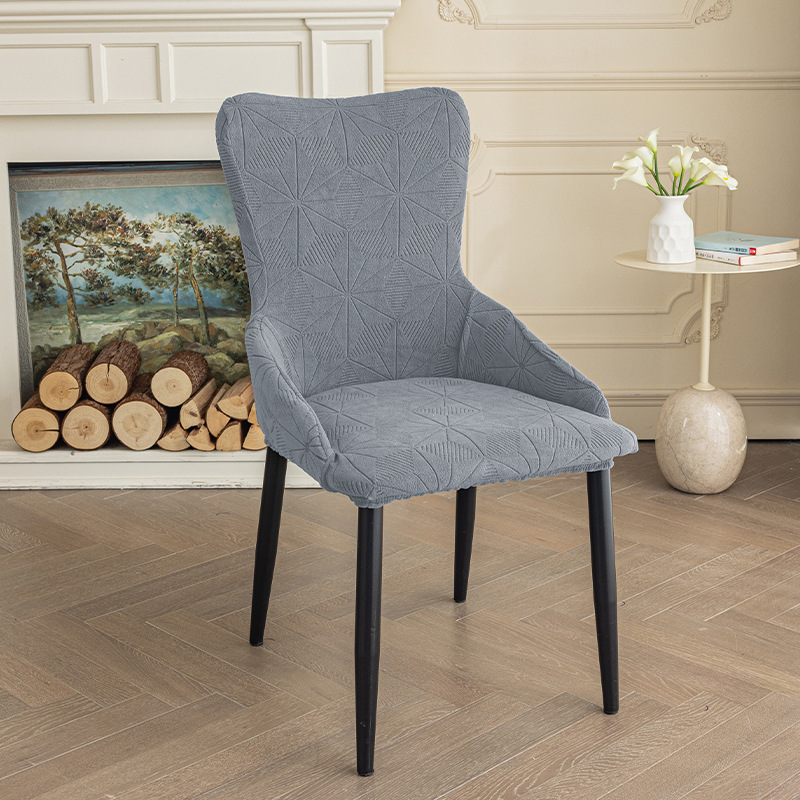 Cubierta de silla elástica Reposabrazos de forma especial cubierta de silla simple engrosada polar apoyabrazos respaldo integrado cuatro estaciones