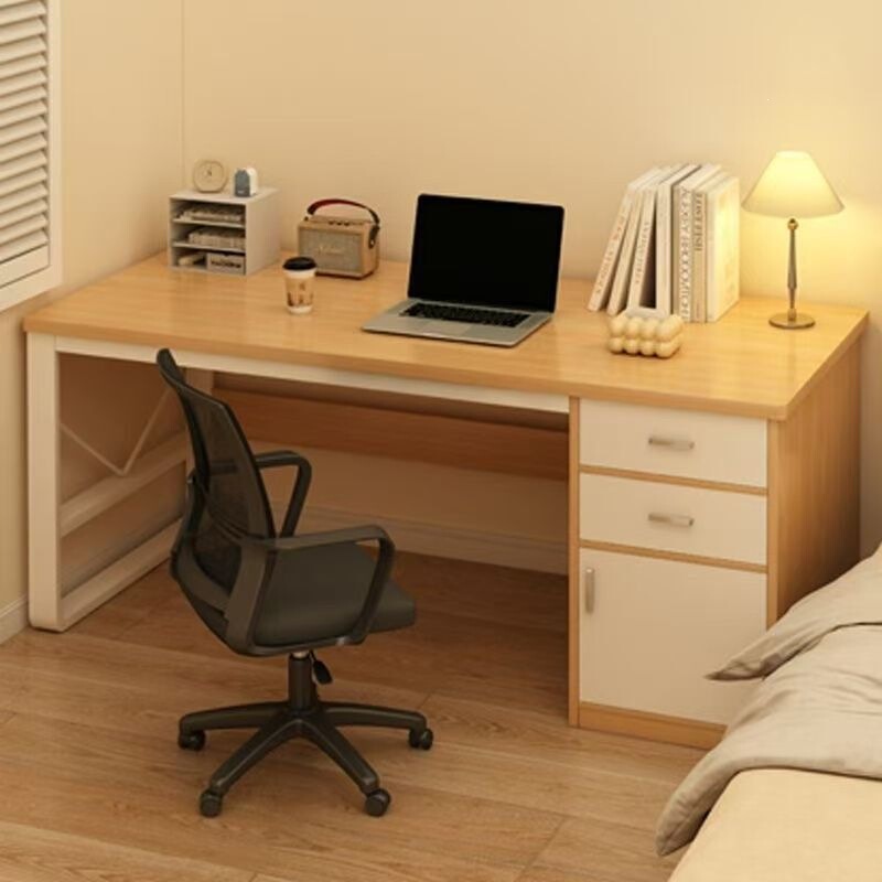 Desk computer table for home use, new office desk with drawers, bedroom study table, writing desk, simple student writing desk Desk computer table for home use, new office desk with drawers, bedroom study table, writing desk, simple student writing desk
