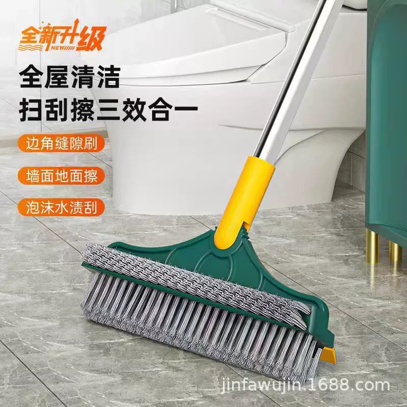 Щетка для чистки труднодоступных мест, щетка для щелей в полу, щетка для чистки щелей в ванной, универсальная щетка для пола «три в одном».