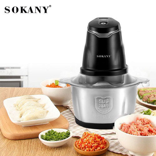 SOKANY7020 Meat Grinder Electric Food Machine Chopping Garlic Garlic Masher 2LWONDER CHOPPER