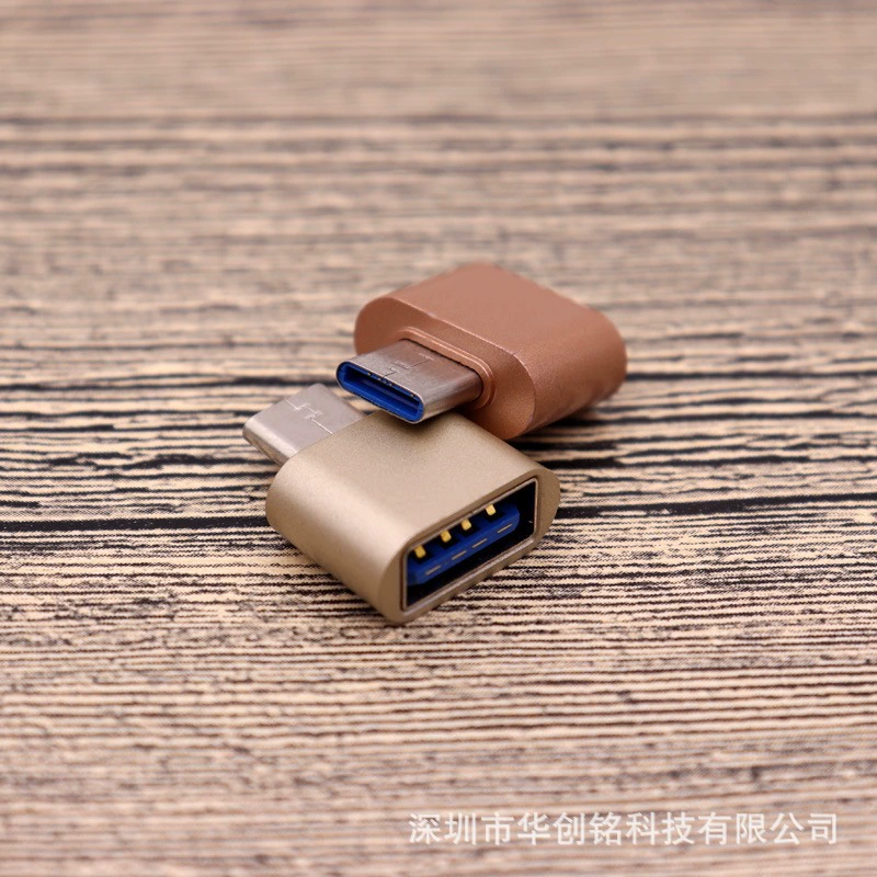Адаптер Type-C OTG, Type-C на USB преобразователь, новый интерфейс Android, подключение к USB-драйву и т.д.