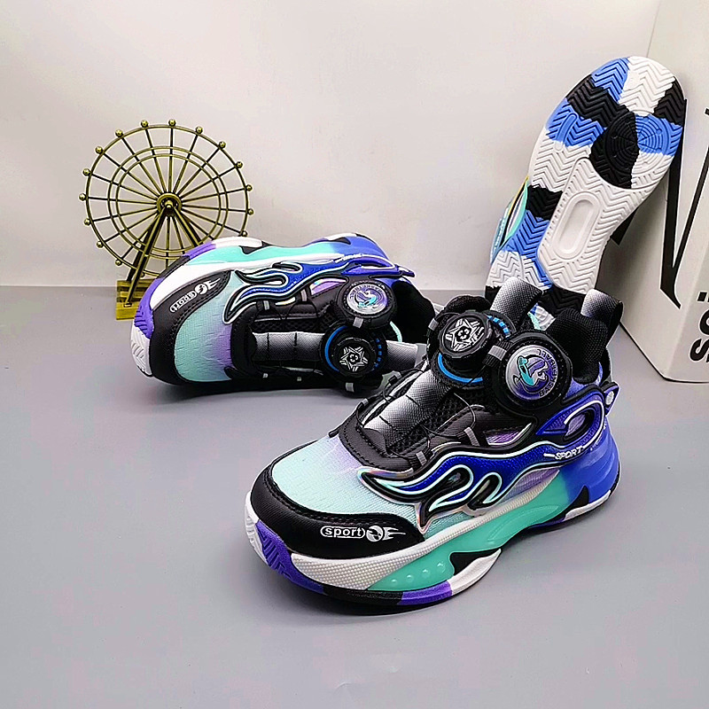 32-41 Zapatos casuales para niños con base de goma de doble red nuevos zapatos para niños zapatos deportivos para niños pequeños y medianos para niños corriendo