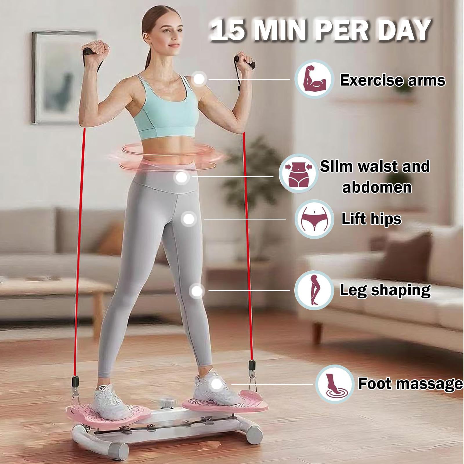 New Product Waist Twist Fitness Device Abdominal Muscle Training Board