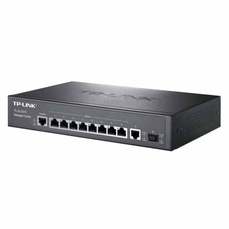 TP-LINK TL-SL3210 корпоративного уровня 8-портовый коммутационный коммутатор уровня 2 под управлением распределитель Huasite