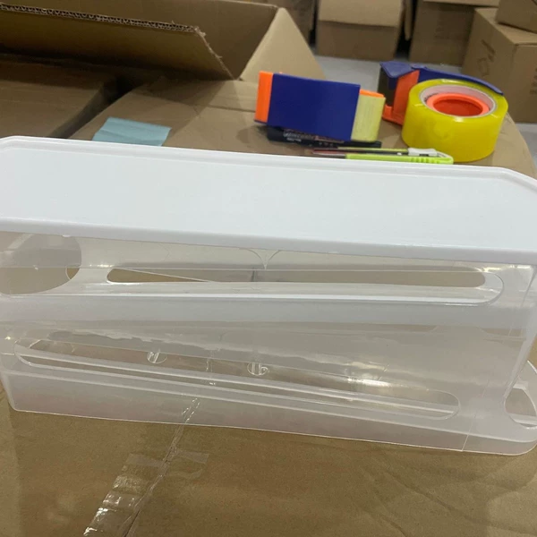 Transparent White-Double Layer 1 Pack