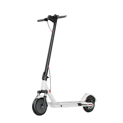 Qatlanan elektrik skuterlər, Adult Electric Scooter - white-with-front-shock-absorption-36v4a-lithium-battery-with-a-range-of-10-kilometers