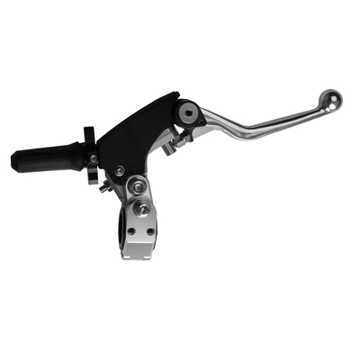labor-saving clutch forged handle | Motorcycle Safety Supplies - long-labor-saving-360-forged-clutch-silver-fcl-090408