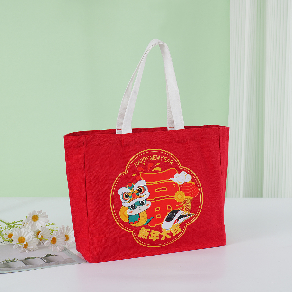 帆布袋收纳批发可印logo棉布手提袋托特包diy学习培训覆膜袋定