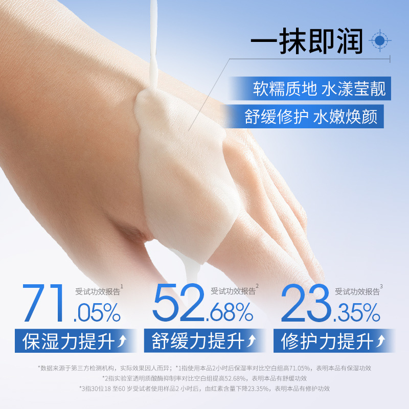 Imagen de la belleza Vitamina Panthenol Ácido hialurónico Rejuvenecimiento de la loción de reparación hidratante hidratante loción calmante loción esencia image 4