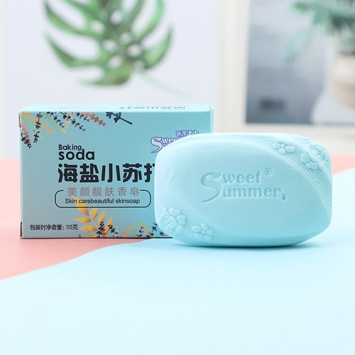 Manufacturer sells sea salt and baking soda soap, fresh fragrance, body bath, face wash, cleansing and rejuvenating family soap