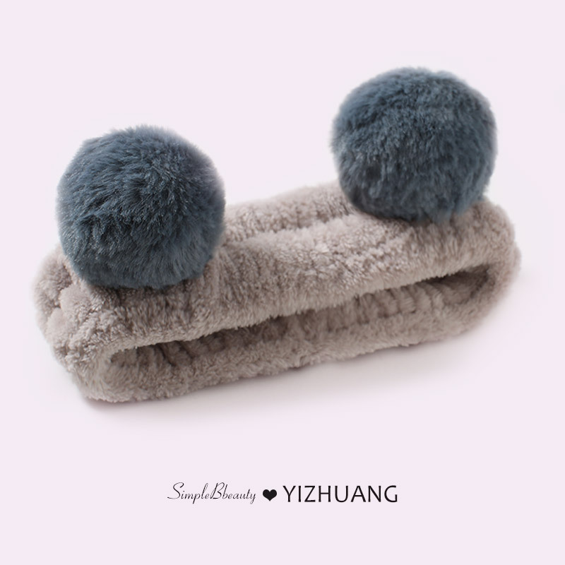 Máscara especial de banda de cabello de restricción simple de banda de cabello de lavado de la cara de mujer pinza de cabello rojo en línea 2025, nuevo toque de cabello otoño invierno