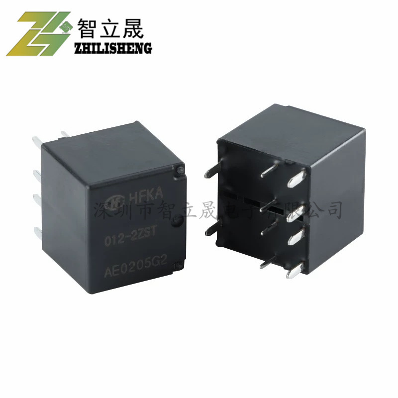 原装宏发继电器 HFKA/012-2ZST 两组转换 12VDC 10脚 汽车继电器