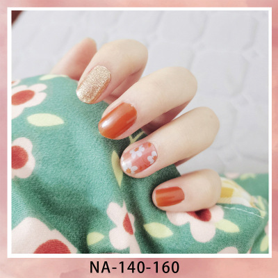 NA new pattern Spring and summer Floral series nail Sticker Coloured drawing Flowers Nail stickers 5D Crystal Nail Sticker