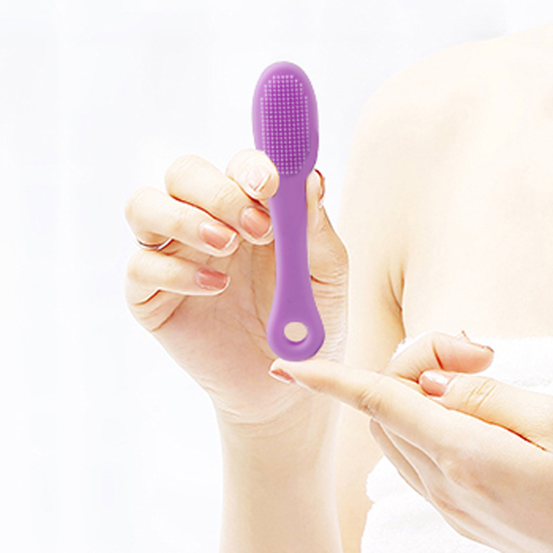 Cepillo de nariz Cepillo de nariz para puntos negros Cepillo de labios de piel muerta de queratina Cepillo de dientes para bebés Cepillo de limpieza de nariz de silicona