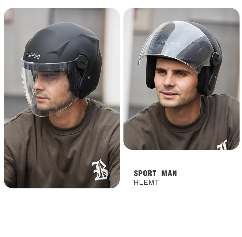 DFG New Standard Electric Vehicle Helmet Women's Universal Half Helmet