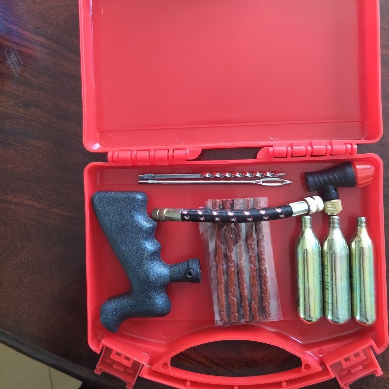 汽车摩托车自行车轮胎补胎修理工具组合工具真空胎补胎工具