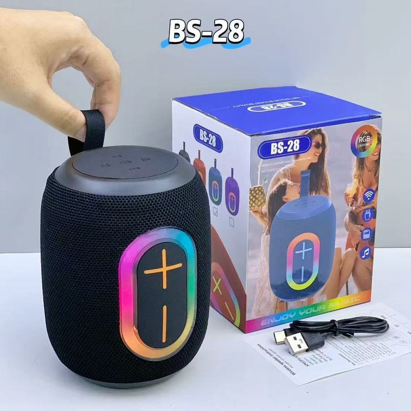 跨境新款无线蓝牙音响户外氛围灯桌面小音箱插卡低音炮蓝牙音箱|undefined