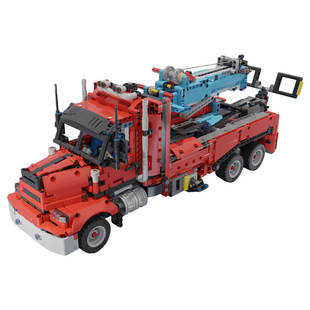 Building Blocks Cross-Border Moc-82276 Trailer Vehicle Model 2087 Particle Number Toys Saint