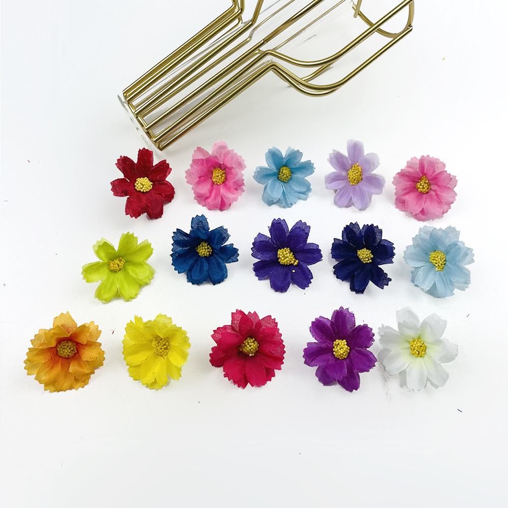 Simulación de flores de orquídeas de danza Daisy DiDi flores de flores tocado muñeca pastel ramo decoración de flores de danza